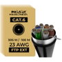 Phasak Bobina de Cable de Red PHR 670 Cat.6 F/FTP 305m Negro